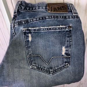 VANS Destroyed Jeans Straight Leg 32 x 32
